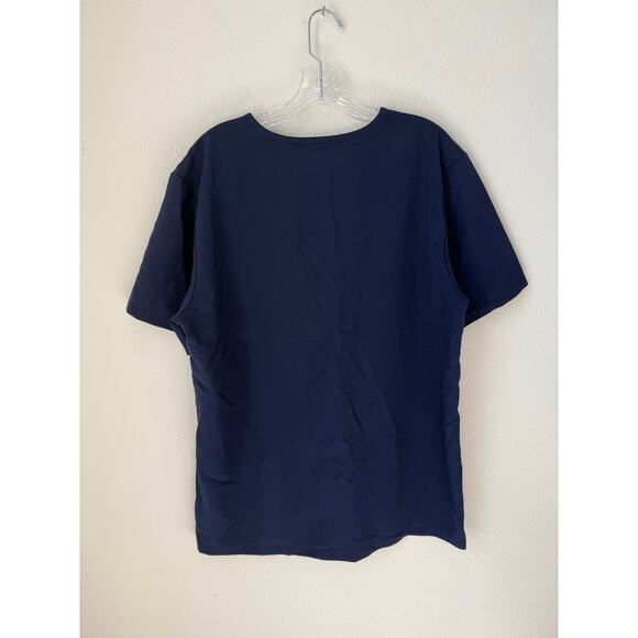 FIGS Catarina One Pocket Scrub Top Navy Size Large - Picture 4 of 8